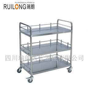 Ruilang Medical Stainless Steel Treatment <b>Cart</b> 750x450x850mm Single Layer Hand <b>Tool</b> <b>Cart</b> <b>For</b> Hospital Use - Product Image 3