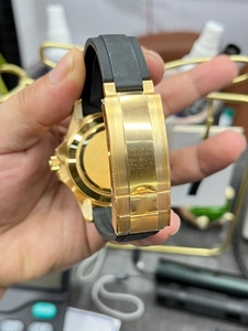 Reloj de Lujo Estilo V3 de Fábrica ARF, Dorado |   Reloj de Diseño para Hombre con Correa de Goma - Product Image 5