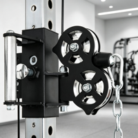 Machine multifonctionnelle de musculation professionnelle : Smith Machine, Functional Trainer, Power Rack, Crossover à câbles avec pile de poids