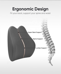 เบาะรองหลังเมมโมรี่โฟม<span class=keywords><strong>ส</strong></span>ำหรับ<span class=keywords><strong>รถ</strong></span>ยนต์ <span class=keywords><strong>ส</strong></span>ำหรับ Camry Corolla A4- หมอนรองหลังแบบซักได้<span class=keywords><strong>ส</strong></span>ำหรับผู้ขับขี่และผู้โดยสาร - Product Image 5