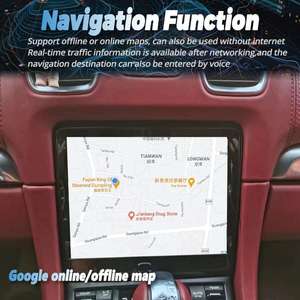 เครื่องเล่นมัลติมีเดีย GPS แบบพกพาขนาด 8.4 นิ้วสำหรับรถยนต์ Boxster 911 718 ระบบ Android 15 ปี 2012-2018 ระบบนำทางอัตโนมัติสำหรับแผงหน้าปัด - Product Image 5