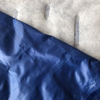 Veste en polyester à motif personnalisé, tissu matelassé à ultrasons, gaufrage, Offre Spéciale