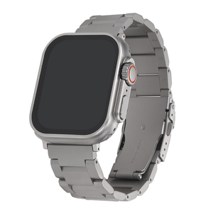 Cinturino per Smartwatch da Uomo in Titanio, Cinturino di Ricambio in Metallo di Lusso <span class=keywords><strong>Ultra</strong></span> Resistente per Orologio, 38/42mm - Product Image 1