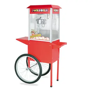 Oute popcorn fabricante de cart, doce ce aprovado comercial com carrinho