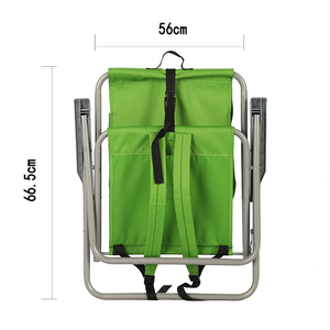Kejie Portable Outdoor Picnic Folding Beach Lounger Chair with Armrest Modern Design Metal Material <b>Storage</b> Bag-for <b>Camping</b> - Product Image 5