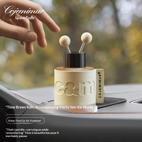 Diffuseur d'arômes sans flamme pour voiture, en plastique, sensation premium, décoratif, parfum longue durée, accessoire essentiel