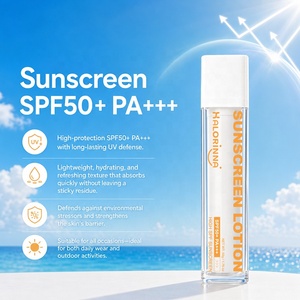 HALORINNA Protector Solar 50ml SPF50+ PA+++ No Irritante, Mantiene la Vitalidad de la Piel, Antienvejecimiento, Tono Uniforme, Cuidado de Protección Solar - Product Image 3