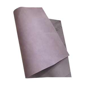 Tissu en cuir synthétique floqué polaire brossé velours daim Pu prix au mètre - Product Image 4