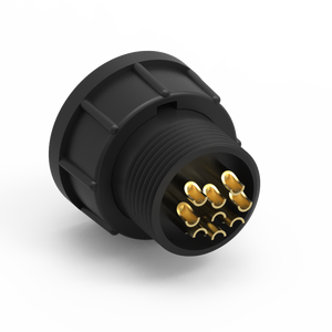 Automotive C Size 6Pin Female <b>Waterproof</b> Molded <b>Cable</b> Din Power Adapter Connector - Product Image 1