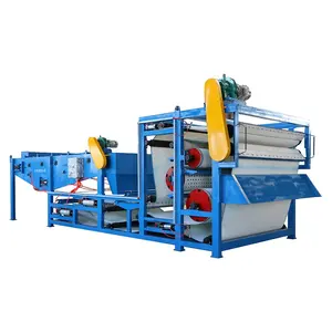 3-25 cbm/h Belt Type Filter Press for Municipal Sludge Treatment