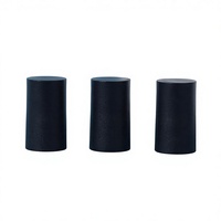 Flacons cosmétiques universels filetés en noir mat, à couche unique, épaissis, pour vernis à ongles et dissolvant d'acétone, emballés en boîte, vente en gros
