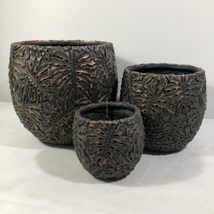 Pot à fleurs vintage en fibrociment, idéal pour l'intérieur et l'extérieur, avec trous de drainage - Vente flash - Product Image 1