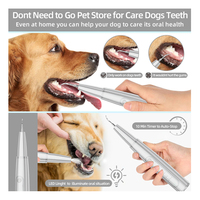 Nouveau style de brosse à dents électrique pour chiens, blanchiment des dents et fil dentaire, nettoyeur à ultrasons pour animaux de compagnie