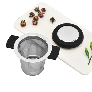 Moderner, wendbarer Teekugel-Infuser aus extrafeinem, poliertem Edelstahl, umweltfreundlich, wiederverwendbar, mit Deckel, Teesieb - Product Image 3