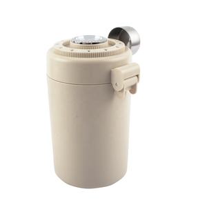 Recipiente para Café de Acero Inoxidable con Cuchara Magnética, Registro de Fecha e Higrómetro, Recipiente para Almacenar Granos de Café de Color Blanco - Product Image 2