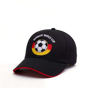 Gorra de Béisbol de Algodón Ajustable para Adultos Unisex con Bordado de Logotipo Personalizado para Fanáticos del Fútbol - Product Image 4