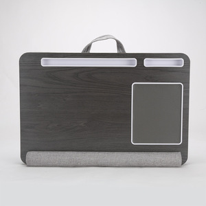 <b>Foldable</b> Laptop <b>Desk</b> With Mouse Pad And Storage Slots 55x36.8x10cm For Bed Study Use - Product Image 1