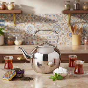 Bollitore Moderno Leyun in Acciaio Inossidabile con Manico Anti-scottatura, Compatibile con Gas e <span class=keywords><strong>Induzione</strong></span>, Leggero e Antiruggine, per Vendita all'Ingrosso - Product Image 3