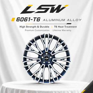 LS8188 5x120 5x112 18 19 20 นิ้ว ล้อฟอร์จ ขอบ 18 19 20 นิ้ว ขายส่ง ราคาพิเศษ สี Gunmetal ขัดเงา ลายหลายก้าน - Product Image 4