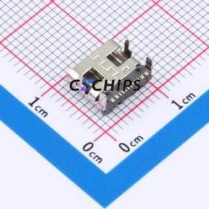 UC09-1B16F00P11 USB Connector SMD Connector ( Connector Type: Type-C )( Gender: Female )( Mounting Type: Horizontal Mount ) - Product Image 2