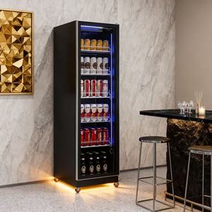 Duy nhất nhiệt độ bia đồ uống chất lượng cao siêu thị tủ lạnh hiển thị tủ 201 thép không gỉ A + năng lượng hiệu quả - Product Image 1