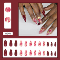 Nouveaux Faux Ongles à Coller en ABS Rose Nude, en Gros, pour Application d'Art Acrylique sur Doigts