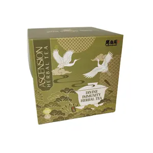 High Quality Organic ASCENSION HERBAL Tea Wholesale DIVINE IMMUNITY Ginseng Polygonatum wolfberry Tea bag OEM private label Tea