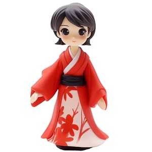Jouet artistique en vinyle personnalisé, poupée gigogne russe traditionnelle en PVC, figurine d'action japonaise traditionnelle, jouet au design personnalisé - Product Image 3