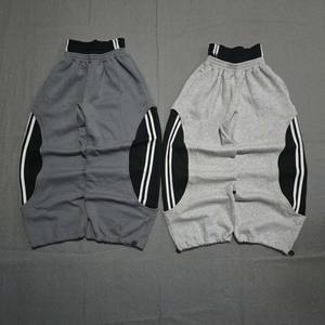Pantalones de chándal holgados para hombre, de algodón grueso, estilo Y2K, con estampado gráfico de letras, de felpa francesa, de cintura doble, estilo streetwear grunge. - Product Image 1