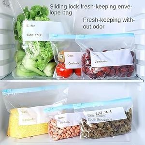 Huamaohengchun Leak-Proof & Airtight Kitchen Freshness Bags - Ideal for Food Preservation,Reusable Produce Bag - Product Image 6