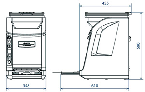 Opération écologique facile Machine à sushi Autec ASM 865 Machine à fabriquer des feuilles de riz Restaurant pour de délicieux repas japonais - Product Image 5