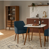 Table en marbre bois nordique tapisserie d'ameublement moderne cuisine maison salle à manger Table à manger extérieure