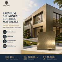 Panneaux de façade gaufrés en aluminium pour revêtement de bâtiment, murs-rideaux perforés en métal, réfléchissants et résistants aux chocs, personnalisés OEM Inno 2026