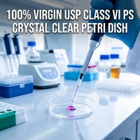 Boîtes de Pétri en plastique 35mm 60mm 100mm, coupelles de culture en PS pour laboratoire de microbiologie