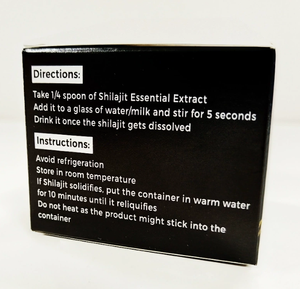 हैकp ओम/odm निजी लेबल कारखाना 85 + ट्रेस खनिजों के साथ शुद्ध शिलजीत 100% राल समर्थन शरीर के स्वास्थ्य की आपूर्ति करता है - Product Image 5