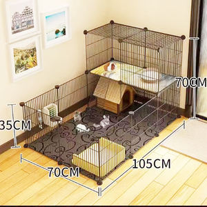 Fabrika tarafından ekonomik fiyatlı dayanıklı kapalı evcil hayvan kafesi özelleştirilebilir - Product Image 4