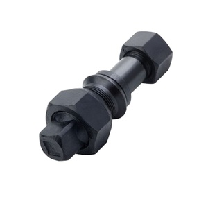 Perno de Cabeza Hexagonal, Acero Métrico Clase 8.8, Recubrimiento Negro, Diámetro de la Tapa de 12 mm, Rosca Gruesa - Product Image 1