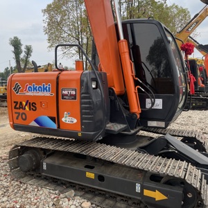 Used Original Hitachi Zx70/Zaxis70 Crawler Excavator Construction <b>Machinery</b> with Cummins Engine Gearbox & Motor - Product Image 1