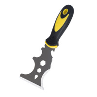 Couteau à mastic en acier au carbone de 3 pouces, grattoir multifonctionnel, outil de réparation des murs, outil de décapage de peinture