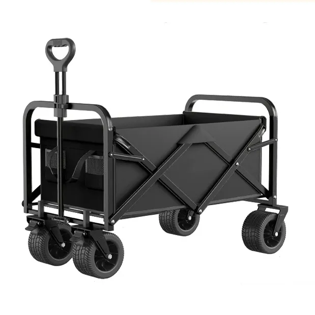 Outdoor Picknick Strand Camping Wagen Camping Wagen Trolley Garden Trail Faltbar Zusammen klappbar Utility Cart Wagon