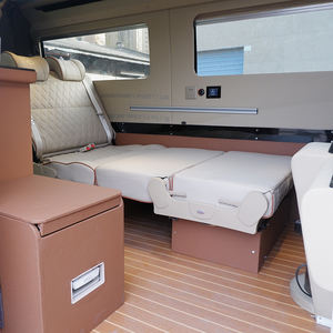 AutoLiuMa Lit de siège arrière <span class=keywords><strong>4</strong></span> places <span class=keywords><strong>en</strong></span> cuir PU, style confortable pour kits de conversion de fourgonnette de <span class=keywords><strong>camping</strong></span> Mercedes Sprinter - Product Image 6