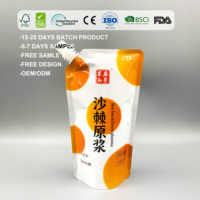 Sachets en plastique à bec verseur thermoscellable de qualité alimentaire de 250 ml, 350 ml, 500 ml, avec bouchon à vis, pour vodka, whisky, boissons, shampoing, liquide de lavage