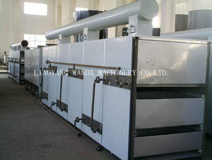 Meerlaagse Transportband Laat Gaasbanddroger Microgolftunneldroger Sus316l Voedseldroogoven Kokosnoot Drogen - Product Image 6