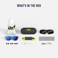 Lunettes AR XREAL Xbx A01+, écran grand format de 147 pouces pour films et jeux |   62g ultraléger, lumineux 1600 nit HDR10,50 °   FOV