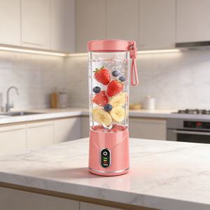 Licuadora Portátil Recargable por USB, Modo Turbo, 2000mAh, con un Solo Botón, 6 Cuchillas, Libre de BPA, a Prueba de Fugas, Compatible con Autos y Uso en Exteriores - Product Image 3