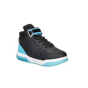 Sneakers Sonic per bambini, nere e blu, alte, con stampa del personaggio, per ragazzi, modello chunky. - Product Image 6