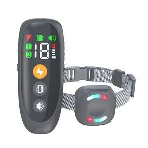 2023 New Top Seller Vibration Dog No Shock Barking Collar Rechargeable Anti Bark Collar With Remote Bark Collar For Dog