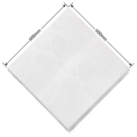 Plaque de plâtre laminée PVC blanc de Chine