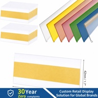 Hookei – Bande adhésive transparente en PVC extrudé sur mesure pour affichage de tickets, support d'étiquettes EPOS – Vente en gros
