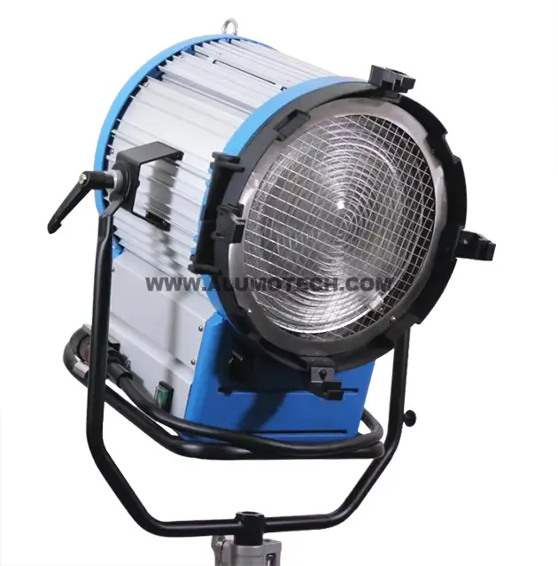 Cabezal de luz Fresnel de 4000W + 2.5KW/4KW, balasto electrónico Pro, equipo de transmisión de fotografía y vídeo para estudio de película, luz Arris